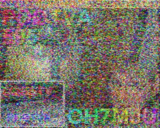 SSTV image from PD2PW_20M