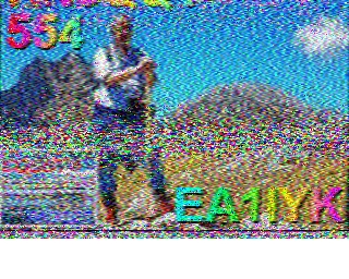 SSTV image from PD2PW_20M