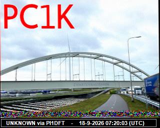 SSTV image from PI1DFT_2M