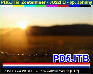 SSTV image from PI1DFT_2M