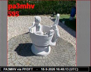 SSTV image from PI1DFT_2M