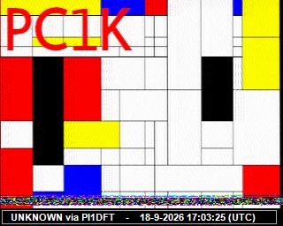 SSTV image from PI1DFT_2M