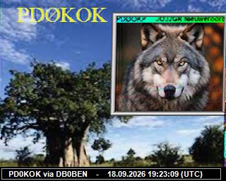 SSTV image from PI1DFT_2M