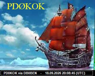 SSTV image from PI1DFT_2M