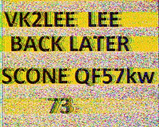 SSTV image from VK2KDK_2M