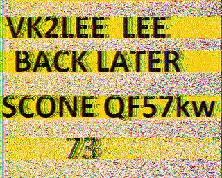 SSTV image from VK2KDK_2M