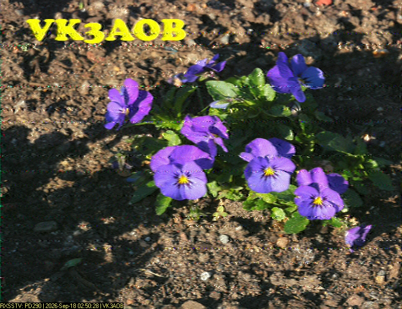 SSTV image from VK7DIK_2M