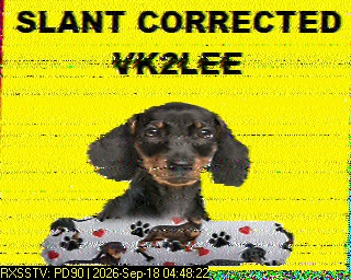 SSTV image from VK7DIK_2M