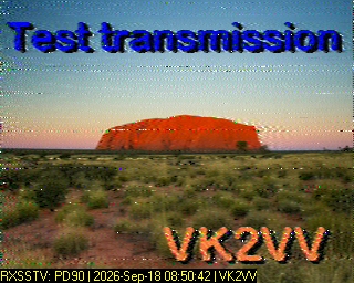 SSTV image from VK7DIK_2M