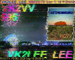 SSTV image from VK7DIK_2M