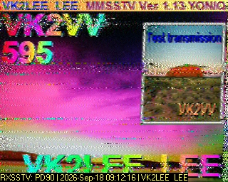 SSTV image from VK7DIK_2M