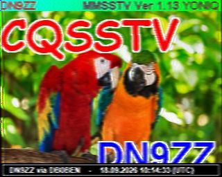 SSTV image from VK7DIK_2M