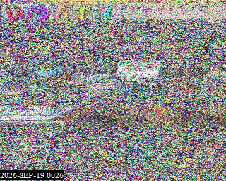 SSTV image from KP4TR_20M