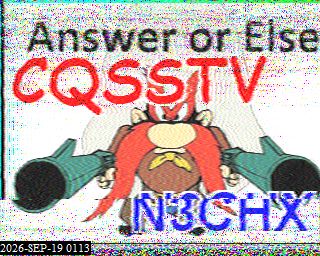 SSTV image from KP4TR_20M