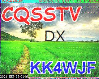 SSTV image from KP4TR_20M