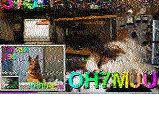SSTV image from PD2PW_20M