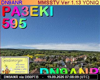 SSTV image from PI1DFT_2M