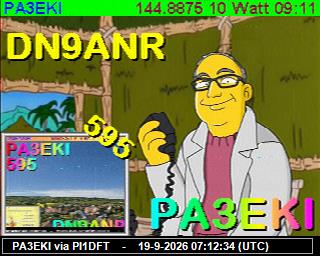 SSTV image from PI1DFT_2M