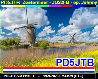 SSTV image from PI1DFT_2M