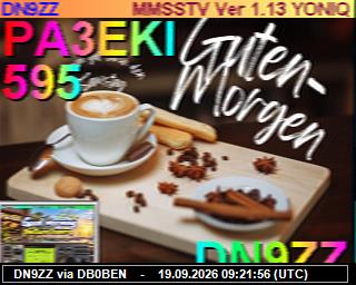 SSTV image from PI1DFT_2M