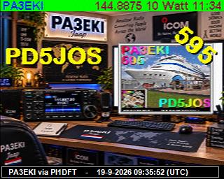 SSTV image from PI1DFT_2M