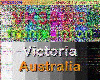 SSTV image from VK2KDK_2M