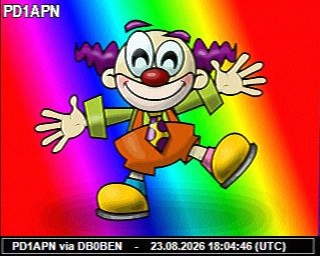 Latest received SSTV image